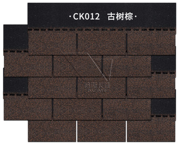 迪斯卡维单层标准型沥青瓦古树棕